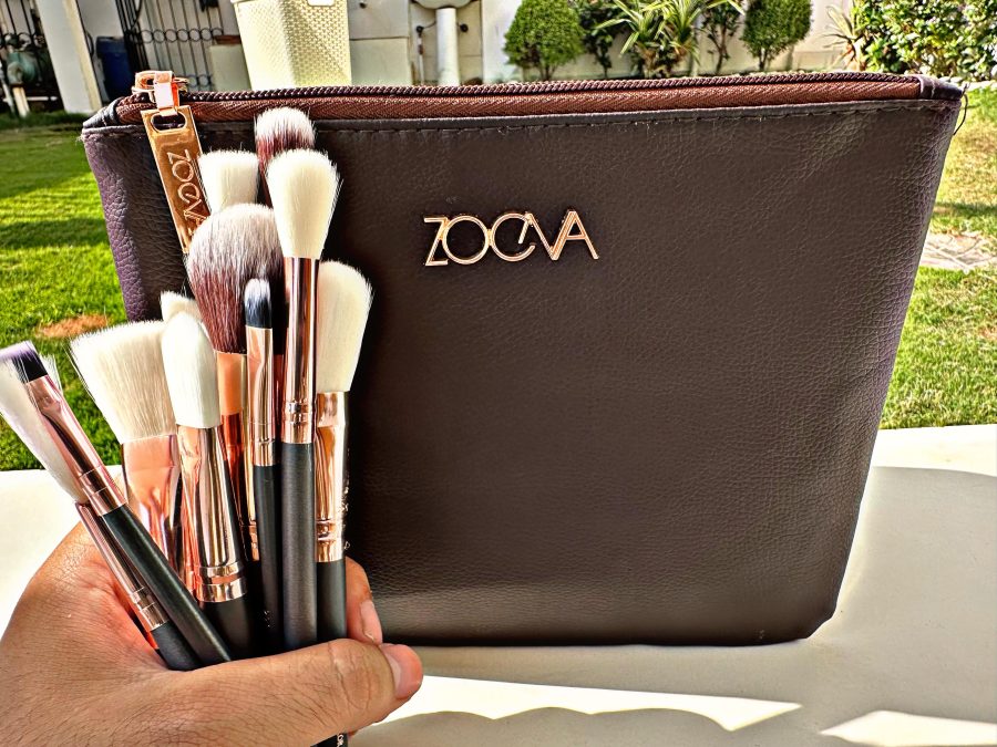 Zoeva 12-Piece Makeup Brush Set with Pouch