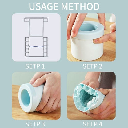 CoolCube Pro – 2-in-1 Silicone Ice Mold & Bucket