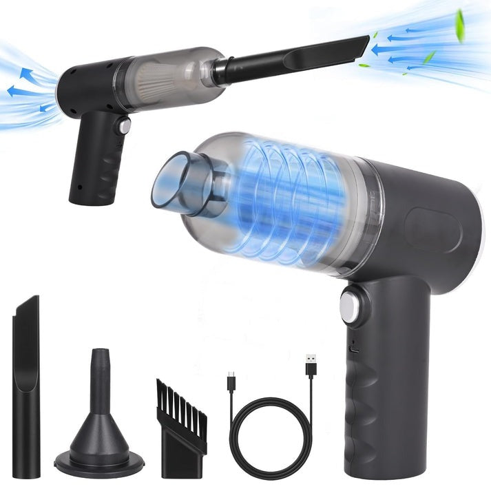 Portable Vacuum Cleaner Duster Blower 3 in 1 Air Pump Wireless Handheld Clean Microscopic Dust From Car, Home, Vehicle Interior Cleaner, Computer, Laptop, Flower, Mirror