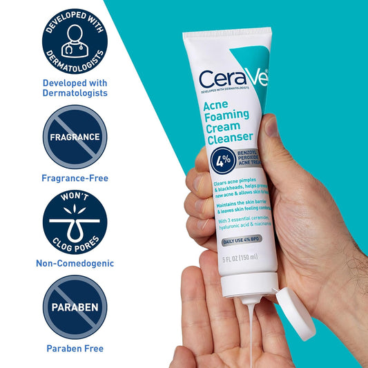 CeraVe Acne Foaming Cream Cleanser 150 ML