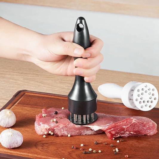Stainless Steel Meat Tenderizer with Loose Needle Design Eco-Friendly