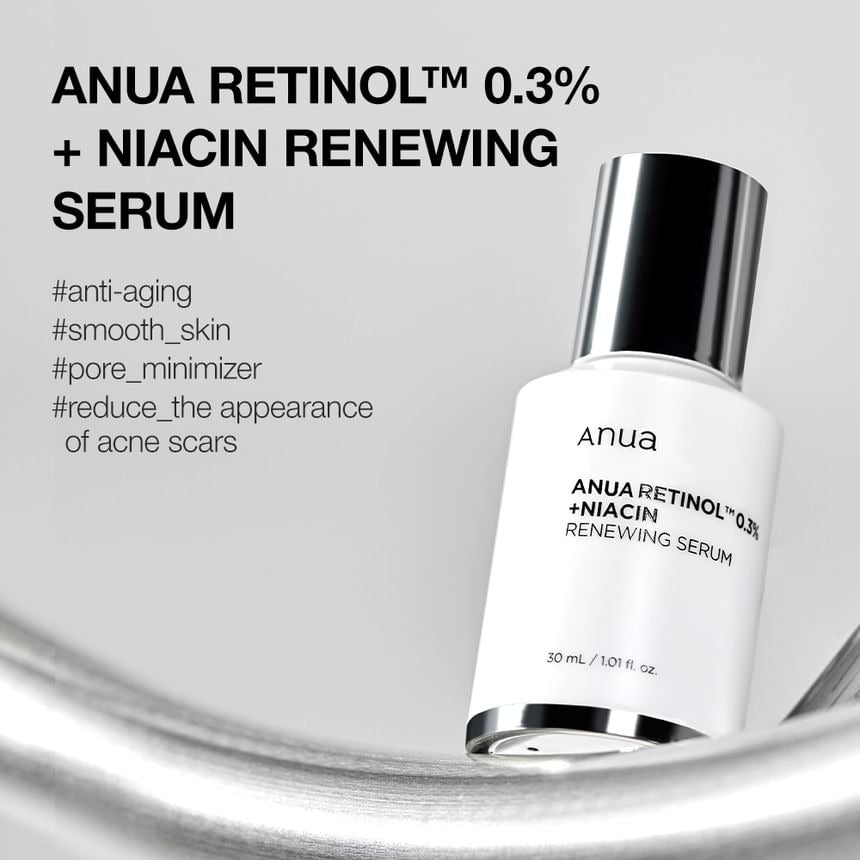Anua Retinol 0.3%+Niacin Renewing Serum 30ml