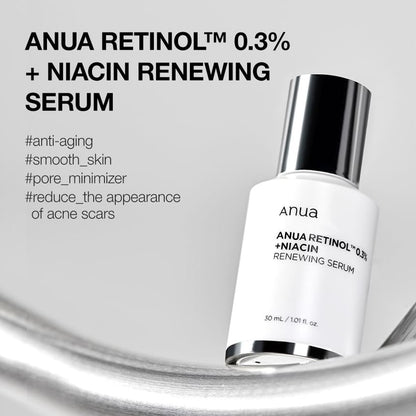 Anua Retinol 0.3%+Niacin Renewing Serum 30ml