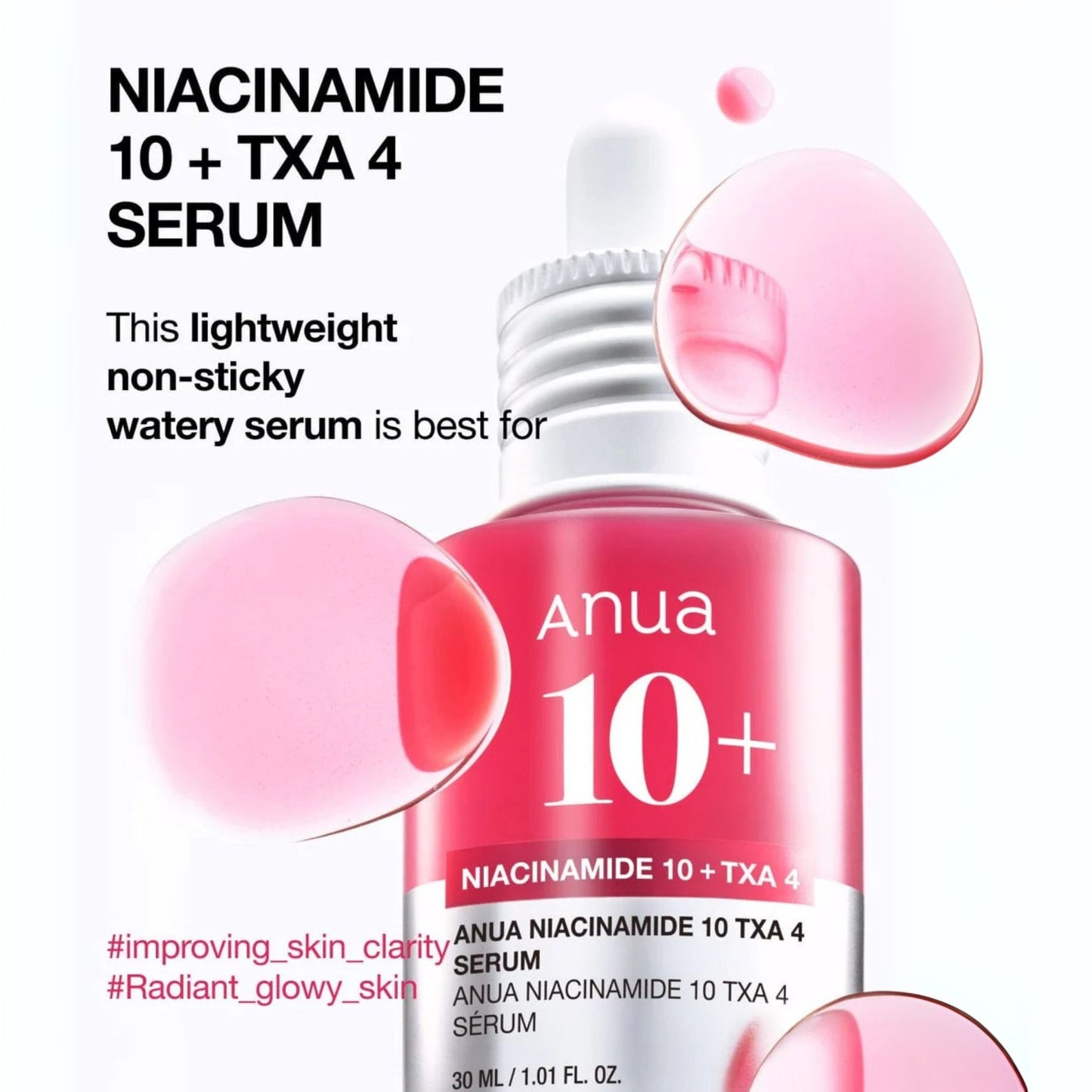 Anua Niacinamide 10% + TXA 4% Dark Spot Serum – 30ml