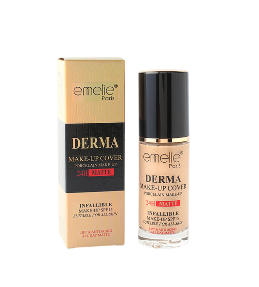 Emelie Derma Full Coverage Makeup Foundation 40ml