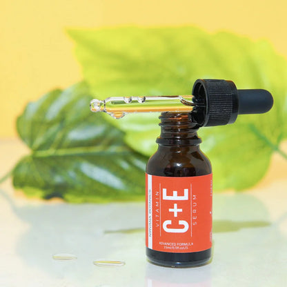Nirvana Botanics Vitamin C + E Serum | Glow & Anti-Acne