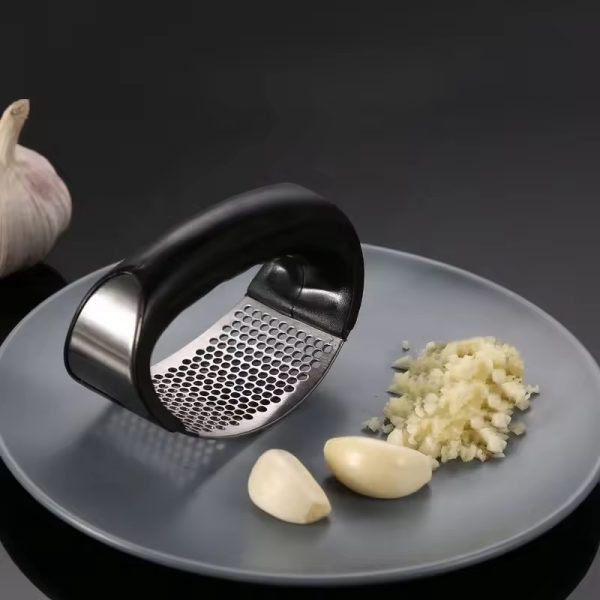 Stainless Steel Garlic Press Rocker | Easy & Dishwasher-Safe