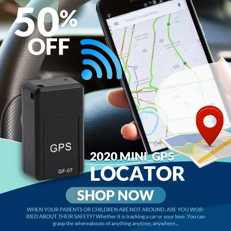 GF07 Car GPS Tracker Mini Miniature Intelligent Locator Real Time Tracking Device Anti-Theft
