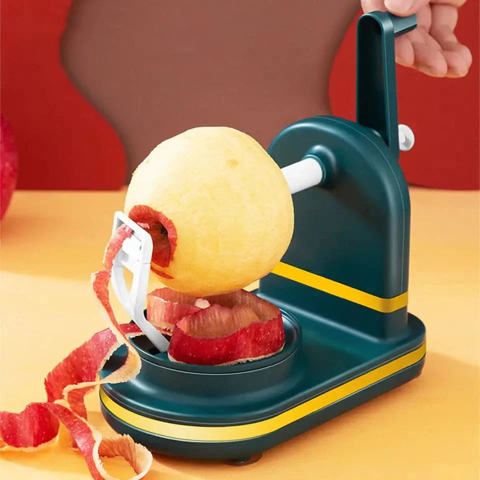 Manual Hand Crank Fruit Peeler | Multifunction Kitchen Slicer & Peeler