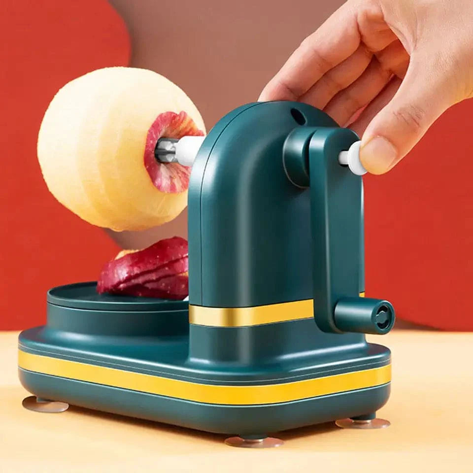 Manual Hand Crank Fruit Peeler | Multifunction Kitchen Slicer & Peeler