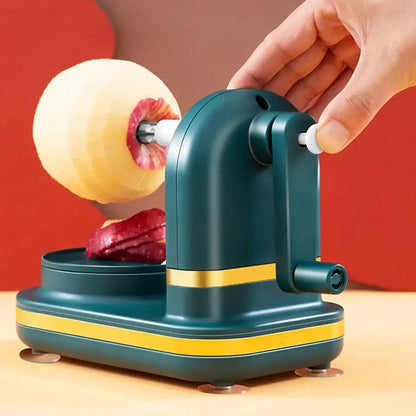 Manual Hand Crank Fruit Peeler | Multifunction Kitchen Slicer & Peeler