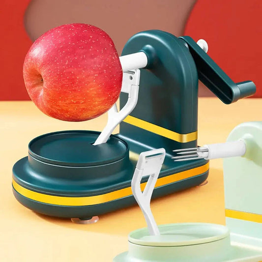 Manual Hand Crank Fruit Peeler | Multifunction Kitchen Slicer & Peeler