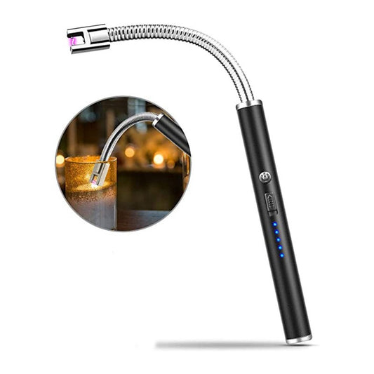 360° USB Rechargeable Arc Lighter – Windproof & Flameless