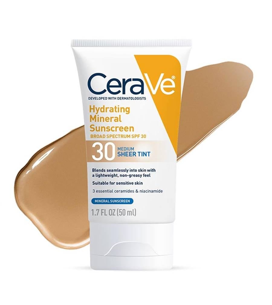 Cerave Hydrating Sunscreen SPF 30 Face Sheer Tint 50Ml
