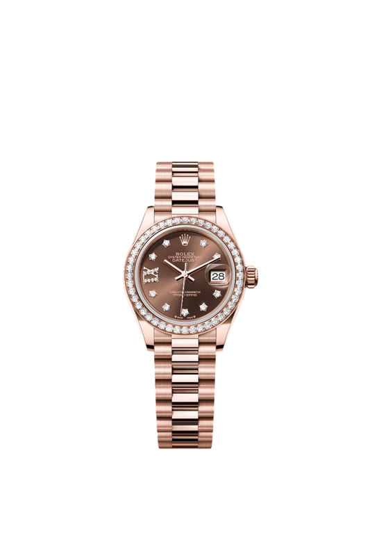 Rolex - Lady Datejust  Oyster, 28 mm, white gold and diamonds  Reference 279139RBR
