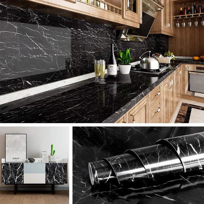Self Adhesive Kitchen Marble Sheets 2 Meter Waterproof and Oil proof