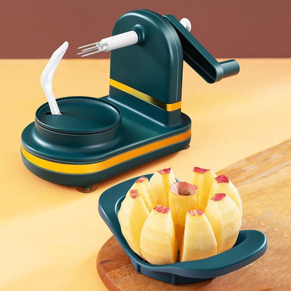 Manual Hand Crank Fruit Peeler | Multifunction Kitchen Slicer & Peeler