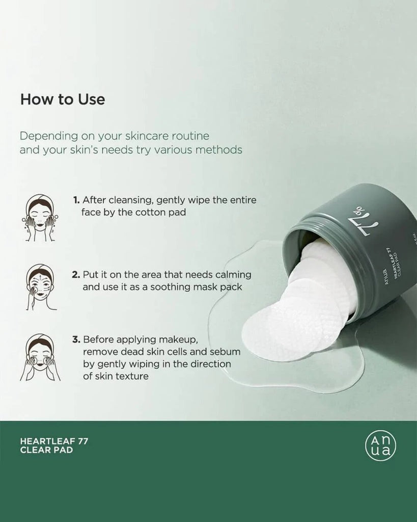 Anua Heartleaf 77% Clear Pad 160Ml
